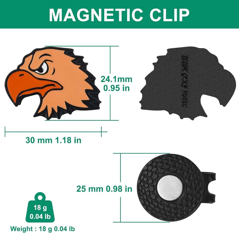 JIUYIBC Golf Ball Marker Hat Clip, Golf Accessories for Men, Golf Ball Stamp, Funny Golf Gifts, Golf Gadgets - Image 4